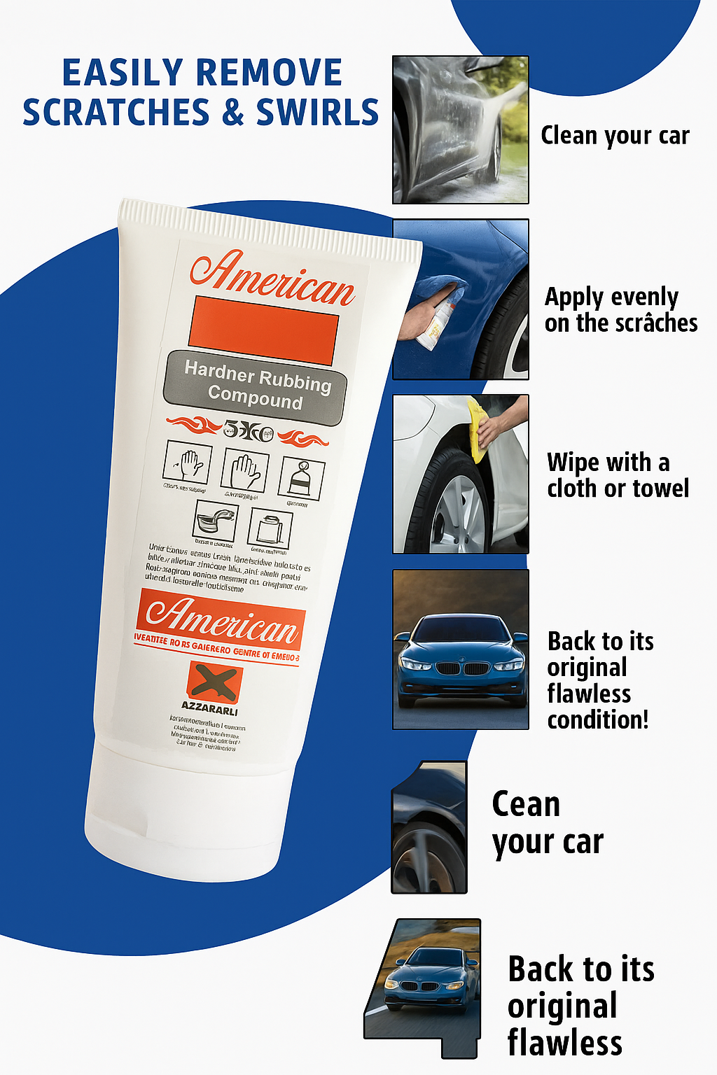 Car Scratch & Swirl Remover – 200ml